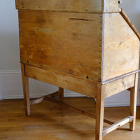 Back of the Early 19th Century Georgian Pine Fall-Front Writing Bureau Desk c.1820–1840