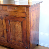 19th Century Sideboard Cupboard With Original Brass Ware