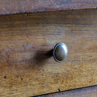 19th Century Sideboard Cupboard With Original Brass Ware