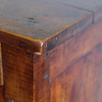 19th Century Sideboard Cupboard With Original Brass Ware