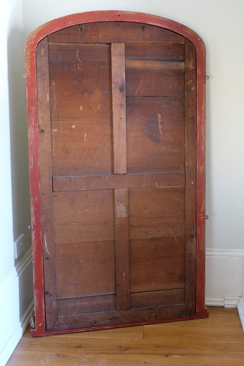 Framed back on the Mid-19th Century Giltwood Pier and Overmantel Mirror by John Westley Birmingham