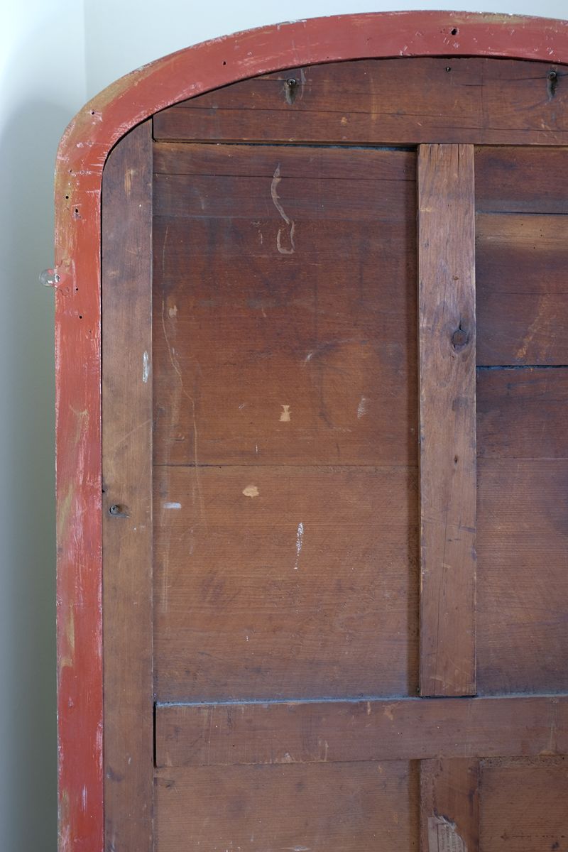 Close up of the framed back on the Mid-19th Century Giltwood Pier and Overmantel Mirror by John Westley Birmingham
