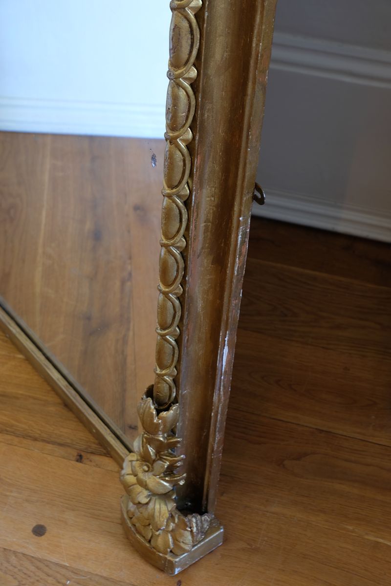 John Westley of Birmingham: A Rare Mid-19th Century Giltwood Pier & Overmantel Mirror
