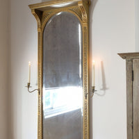 Edwardian Giltwood Girandole Pier Mirror