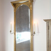 Edwardian Giltwood Girandole Pier Mirror