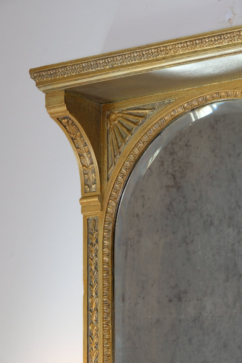 Edwardian Giltwood Girandole Pier Mirror