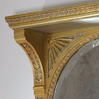 Edwardian Giltwood Girandole Pier Mirror