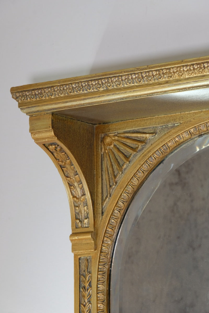 Edwardian Giltwood Girandole Pier Mirror