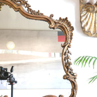 19th Century Giltwood Rococo Style Mantle Mirror