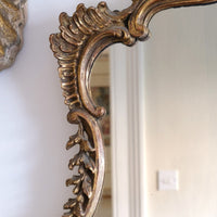 19th Century Giltwood Rococo Style Mantle Mirror