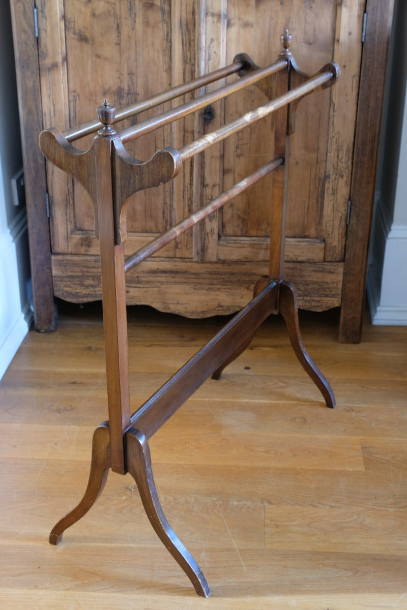 Victorian Mahogany Towel Rail