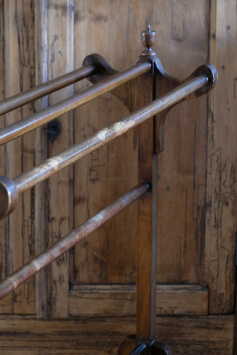 Victorian Mahogany Towel Rail