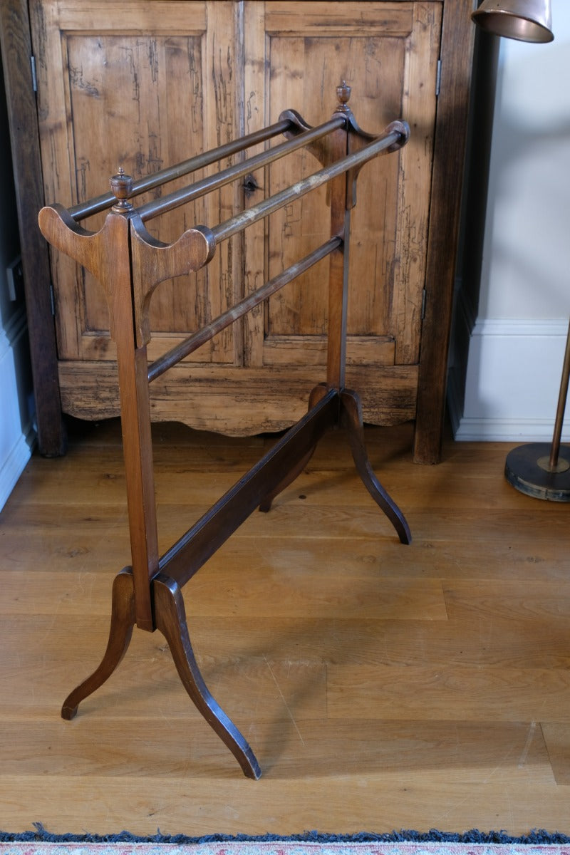 Victorian Mahogany Towel Rail