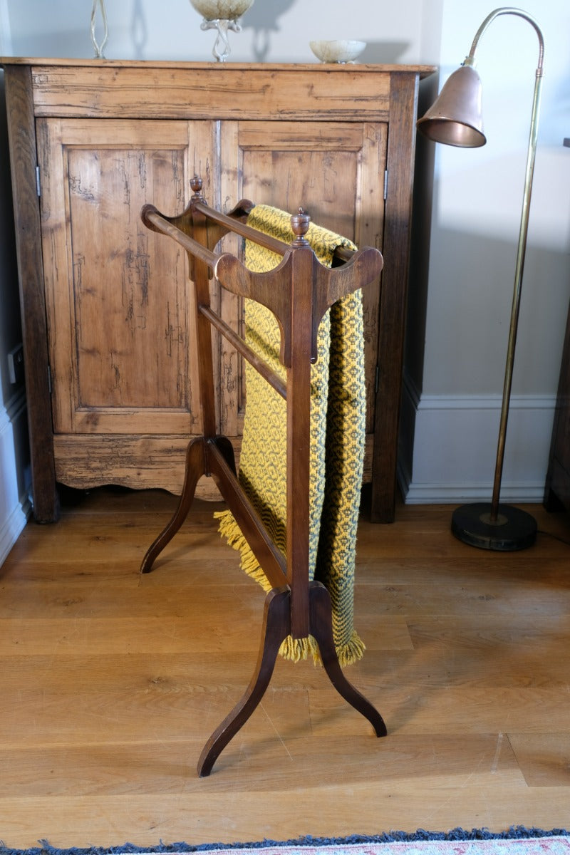 Victorian Mahogany Towel Rail