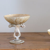 Set of Three Murano Style Tazza Glasses