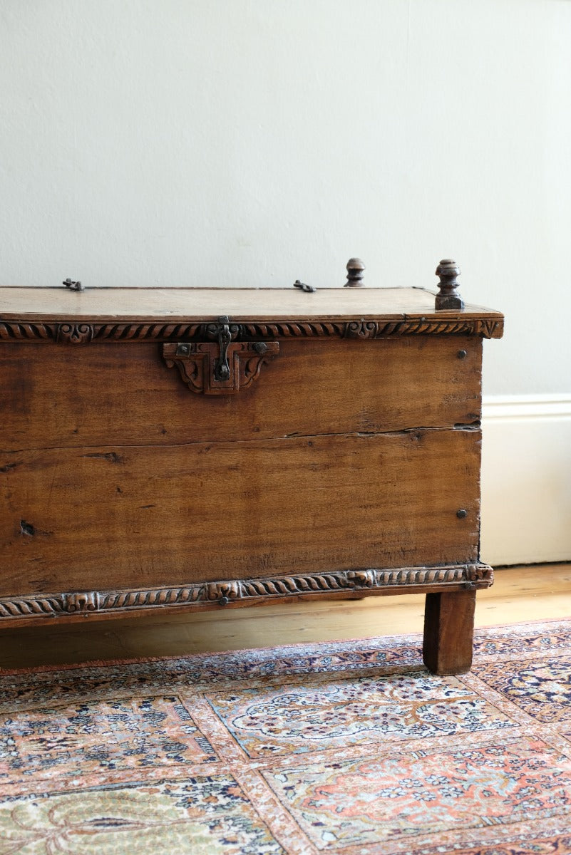 Early 20th Century Decorative Dowry Chest