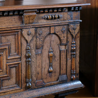 19th Century Geometrically Designed Oak Coffer