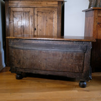 19th Century Geometrically Designed Oak Coffer