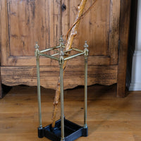 19th Century Brass & Cast Iron Stick stand