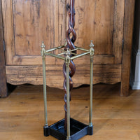 19th Century Brass & Cast Iron Stick stand