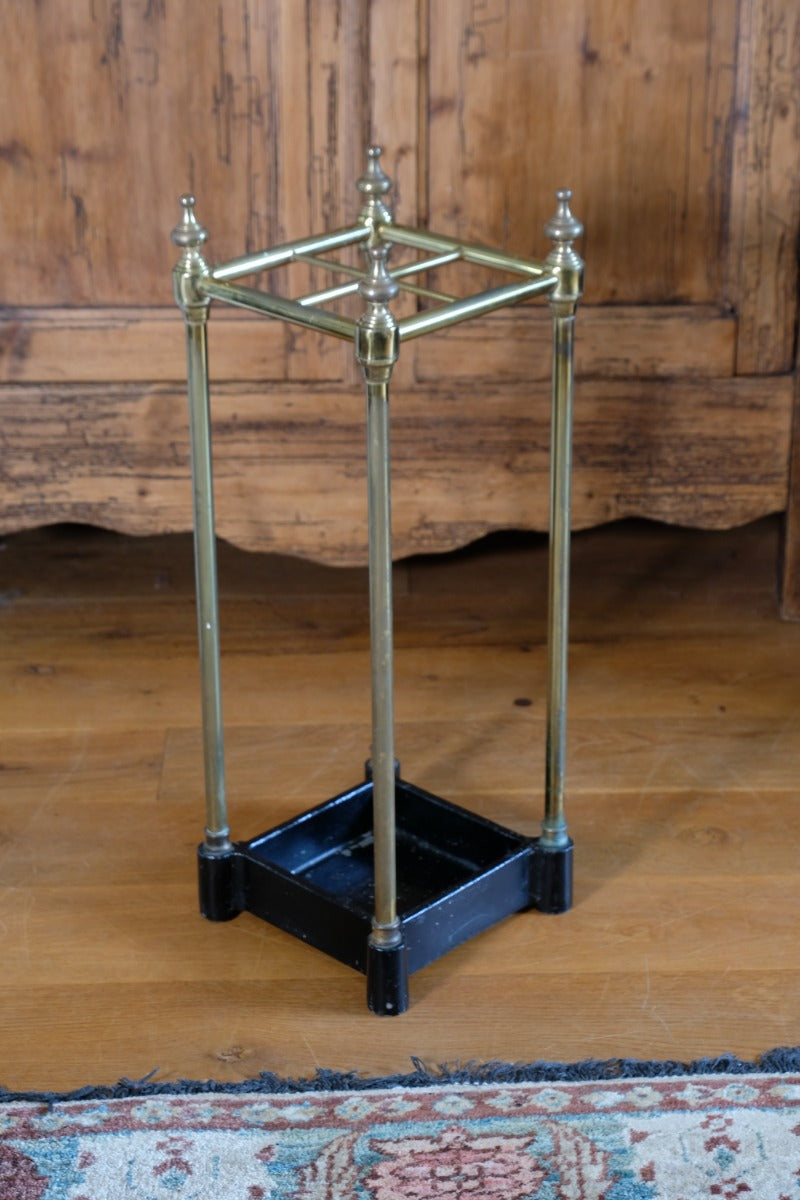 19th Century Brass & Cast Iron Stick stand