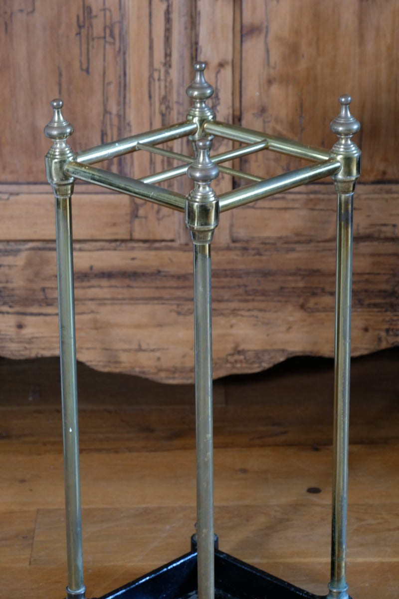 19th Century Brass & Cast Iron Stick stand