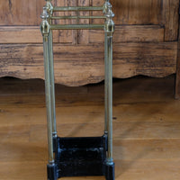 19th Century Brass & Cast Iron Stick stand