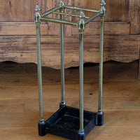 19th Century Brass & Cast Iron Stick stand