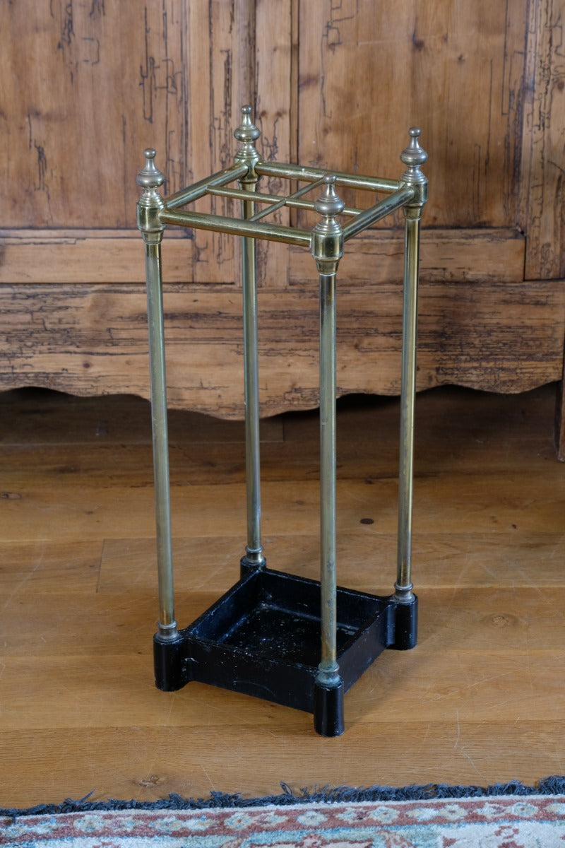 19th Century Brass & Cast Iron Stick stand