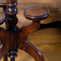 19th Century Mahogany Wine Table With Parquetry Inlay