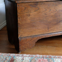 Late 17th Century Six Plank Elm Coffer