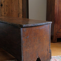 Late 17th Century Six Plank Elm Coffer