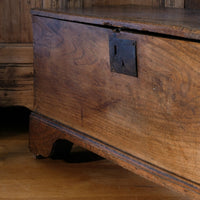 Late 17th Century Six Plank Elm Coffer