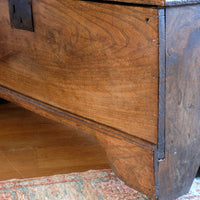 Late 17th Century Six Plank Elm Coffer