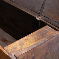 Late 17th Century Six Plank Elm Coffer