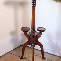 19th Century Parquetry Inlaid Mahogany Wine Table