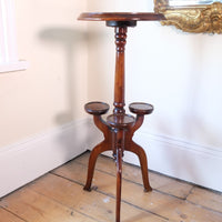 19th Century Parquetry Inlaid Mahogany Wine Table