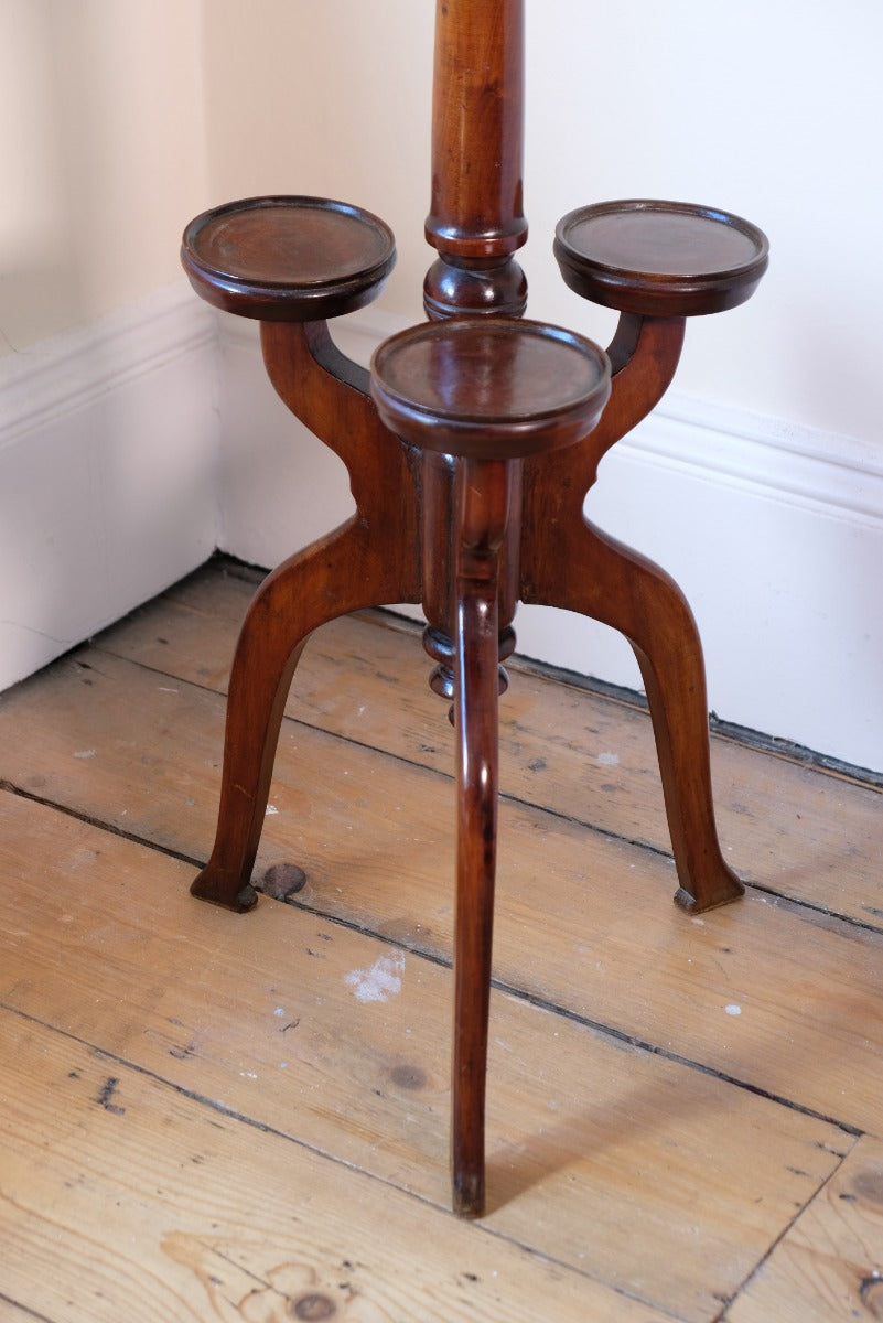 19th Century Parquetry Inlaid Mahogany Wine Table