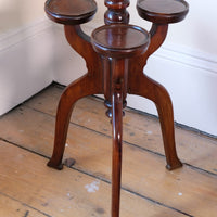 19th Century Parquetry Inlaid Mahogany Wine Table