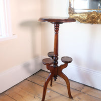 19th Century Parquetry Inlaid Mahogany Wine Table