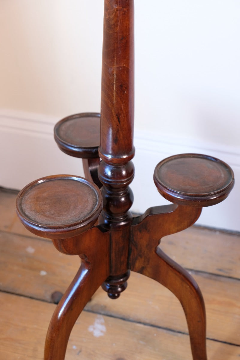 19th Century Parquetry Inlaid Mahogany Wine Table