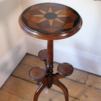 19th Century Parquetry Inlaid Mahogany Wine Table