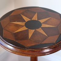 19th Century Parquetry Inlaid Mahogany Wine Table