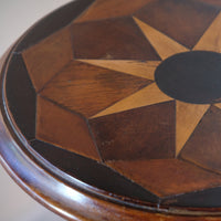 19th Century Parquetry Inlaid Mahogany Wine Table