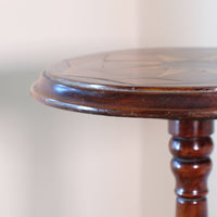 19th Century Parquetry Inlaid Mahogany Wine Table