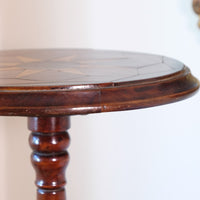 19th Century Parquetry Inlaid Mahogany Wine Table