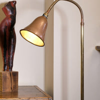 Mid Century Copper & Brass Articulated Standard Lamp