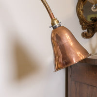 Mid Century Copper & Brass Articulated Standard Lamp