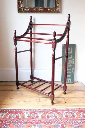 Mahogany Waterwall Four Rail Towel Rail