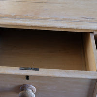 Antique Pine Chest Of Drawers On Pedestal Base